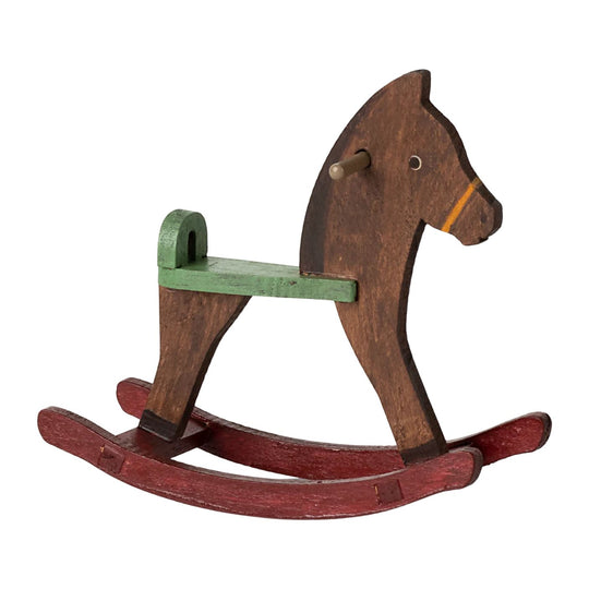 Rocking Horse, Mouse - Dark Brown by Maileg