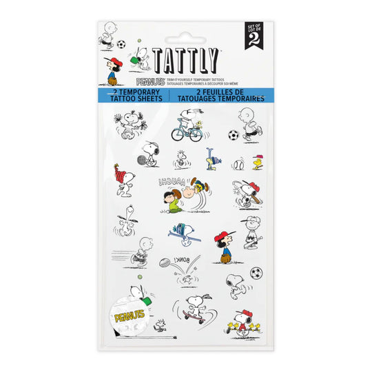Peanuts Sports Tattoo Sheet - Set of 2 by Tattly