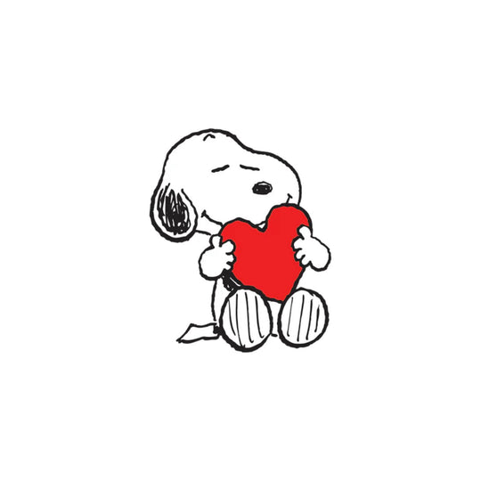 Snoopy Heart Hug Tattoo Pair by Tattly