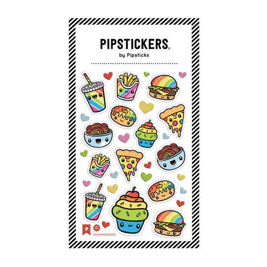 Puffy Multicolor Munchies Stickers by Pipsticks