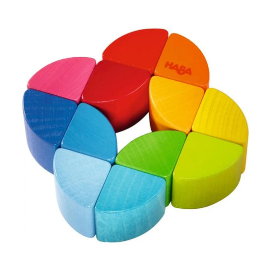 Wooden Clutching Toy - Rainbow Ring by Haba
