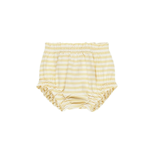 Gathered Bloomer - Yellow Stripe by Quincy Mae - FINAL SALE