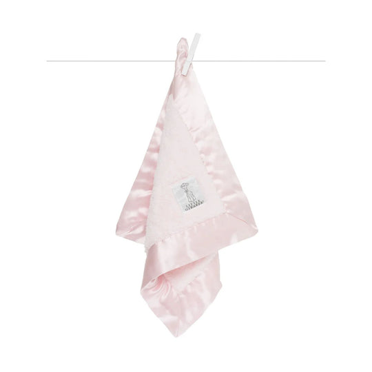 Chenille Solid Security Blanky - Pink by Little Giraffe