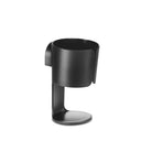 Black cup holder on a white background