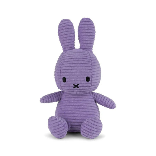Plush Miffy Eco Corduroy 9" - Limited Edition Purple by Bon Ton Toys