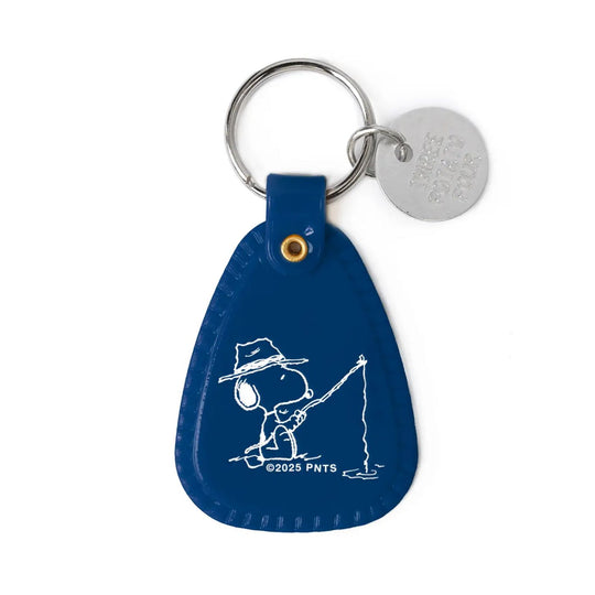 3P4 X Peanuts - Snoopy Fisherman Saddle Keychain by Three Potato Four
