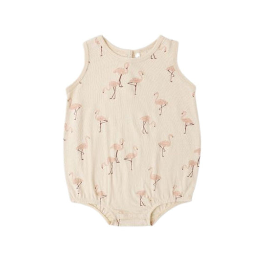 Bubble Onesie - Flamingo by Rylee + Cru