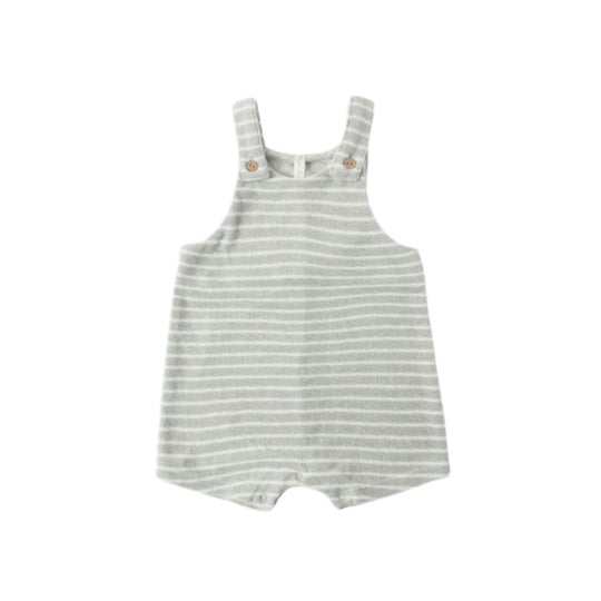 Gio Romper - Seafoam Terry Stripe by Rylee + Cru
