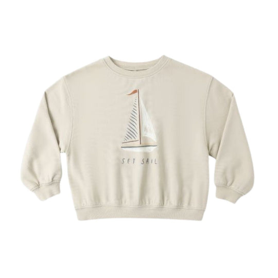 Oversized Sweatshirt - Set Sail by Rylee + Cru
