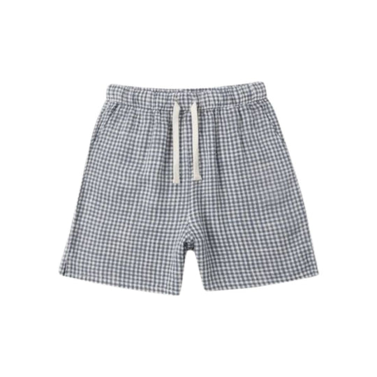 Perry Short - Marine Gingham by Rylee + Cru