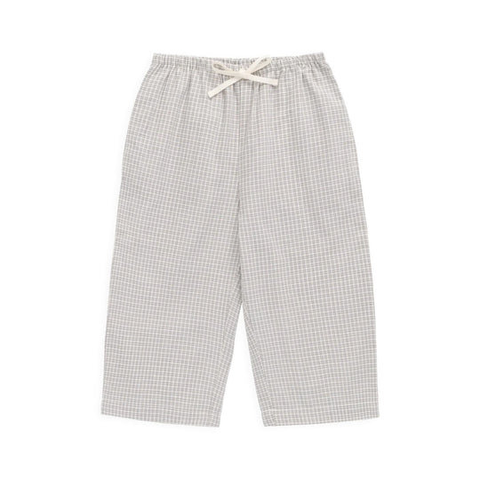 Organic Cotton Kenji Pant - Cloud Check by Jamie Kay