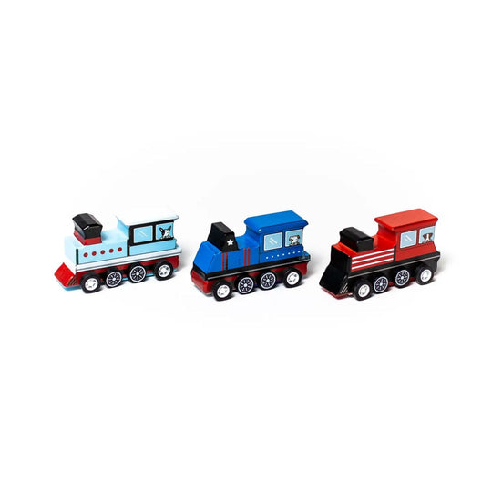 Pull Back Trains (1 Unit Assorted) by Jack Rabbit Creations
