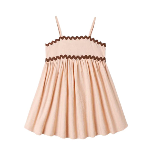 Ric Rac Dress - Blush by Rylee + Cru