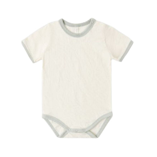 Ringer Bodysuit - Seafoam by Rylee + Cru
