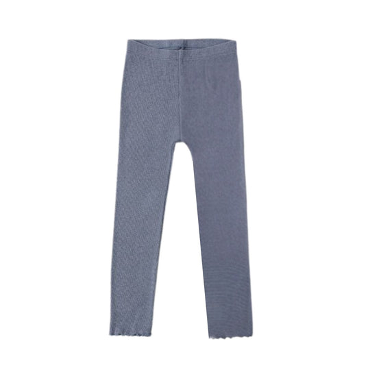 Ribbed Legging - Heathered Marine by Rylee + Cru