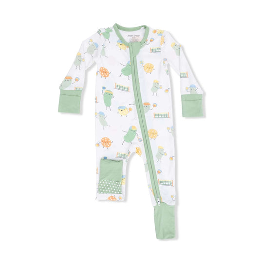Bamboo Convertible Romper - Pickles Playing Pickleball by Angel Dear