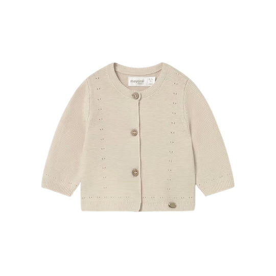 Baby Knit Cardigan - Wheat by Mayoral