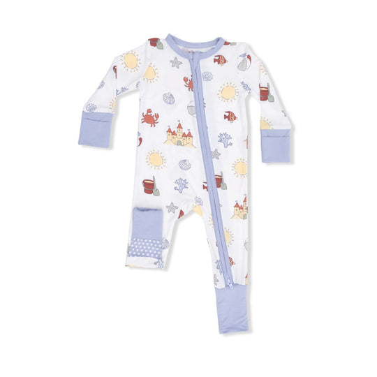 Bamboo Convertible Romper - Sunny Sandcastles by Angel Dear