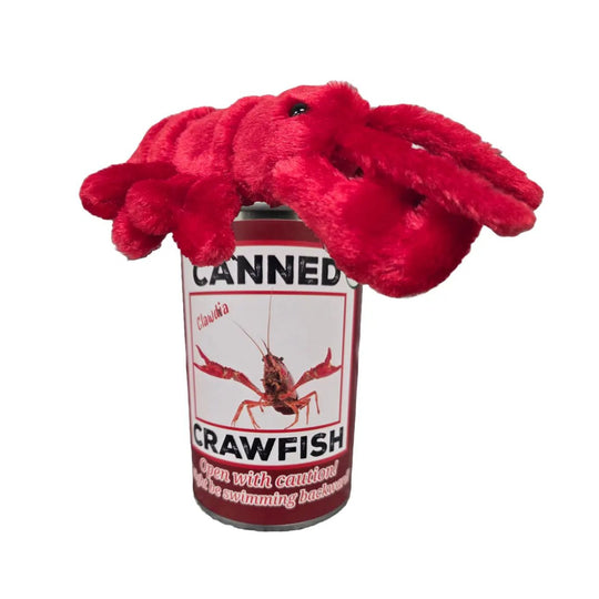 Canned Crawfish Plush Toy in Can With Jokes
