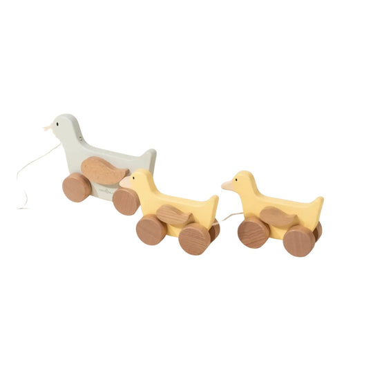 Duck Family Pull Toy by Coco Village