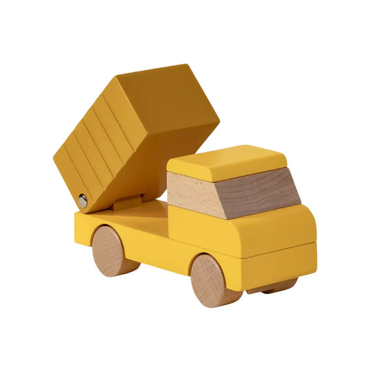 Wooden Construction Vehicle - Dump Truck by Coco Village