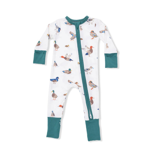 Bamboo Convertible Romper - Ducks by Angel Dear