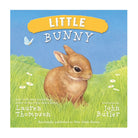 Book cover of 'Little Bunny' with a rabbit in a grassy field and blue sky.