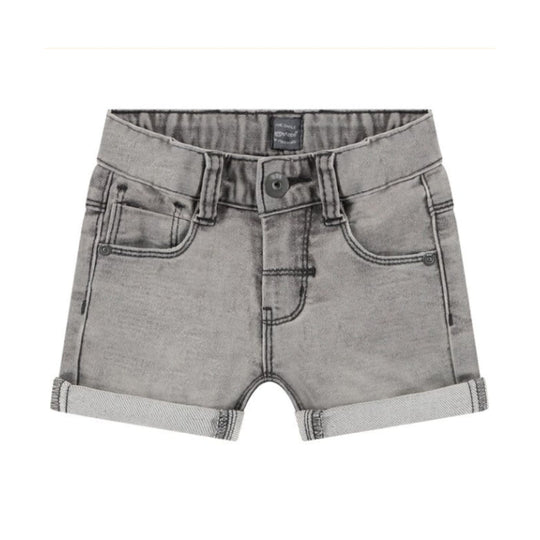 Jogg Denim Short - Mid Grey by Babyface - FINAL SALE