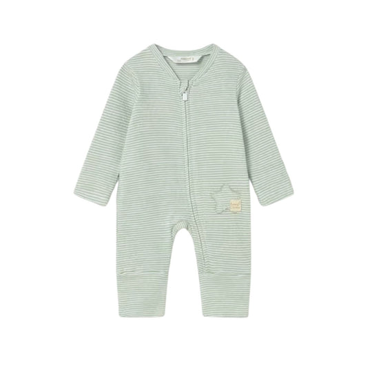 Baby Striped One Piece - Algae by Mayoral