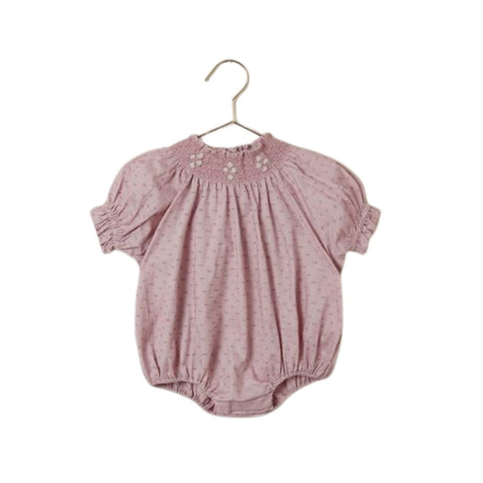 Maddie Romper - Lavender by Noralee