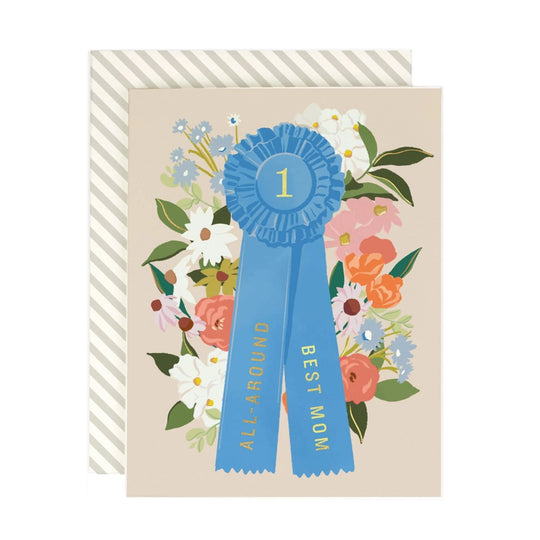 Mom Ribbon Card by Amy Heitman
