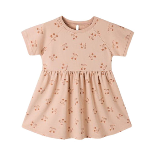 Raglan Dress - Cherry Bows by Rylee + Cru