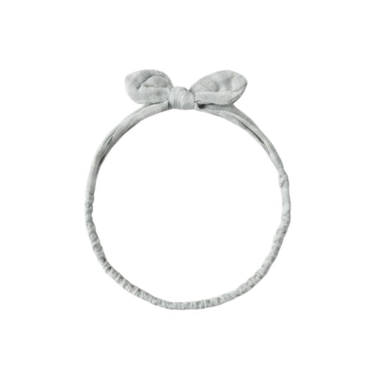 Baby Bow Headband - Green Gingham by Rylee + Cru