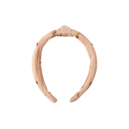 Knotted Headband - Cherry Embroidery by Rylee + Cru