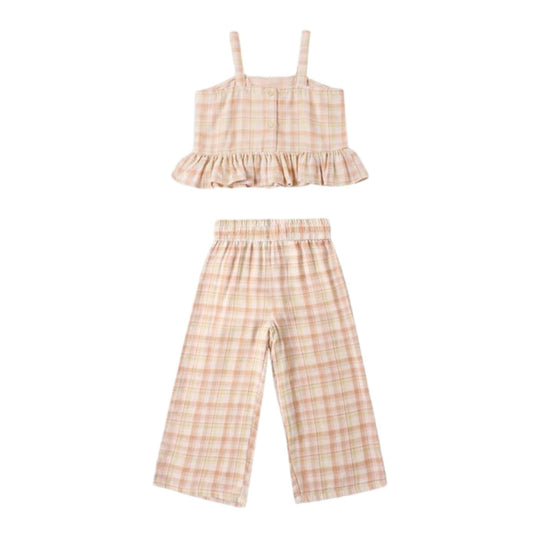 Kayli Set - Summer Plaid by Rylee + Cru
