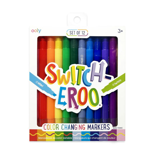 Switch-Eroo Color Changing Markers - Set of 12 by OOLY