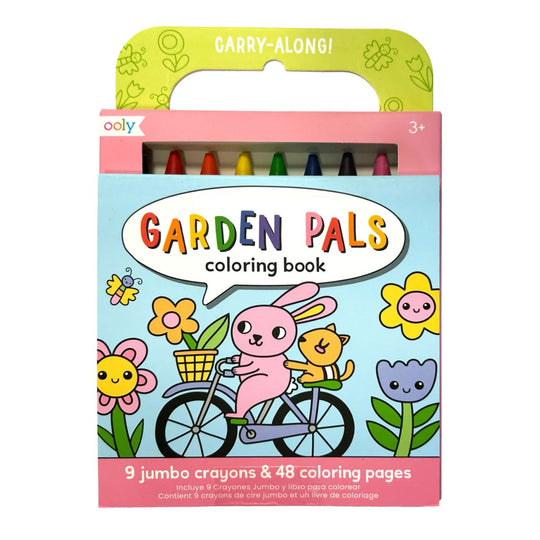 Carry-Along: Coloring Book Set - Garden Pals by OOLY