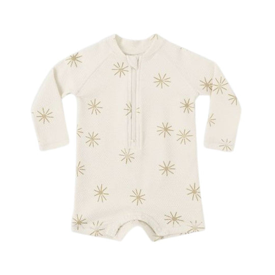Long Sleeve One-Piece Rashguard - Sunburst by Quincy Mae