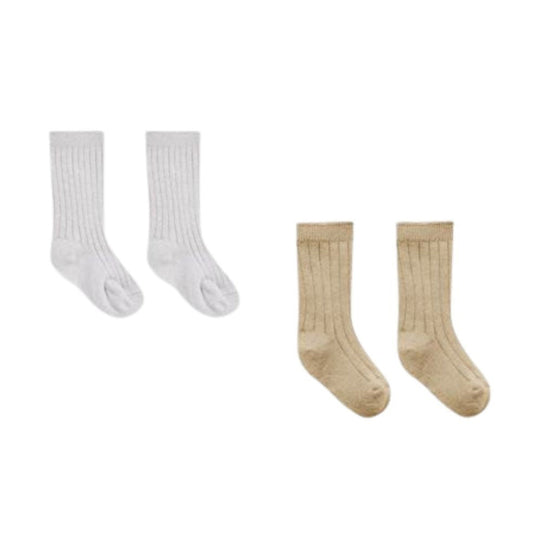 Sock Set - Sky + Honey by Quincy Mae