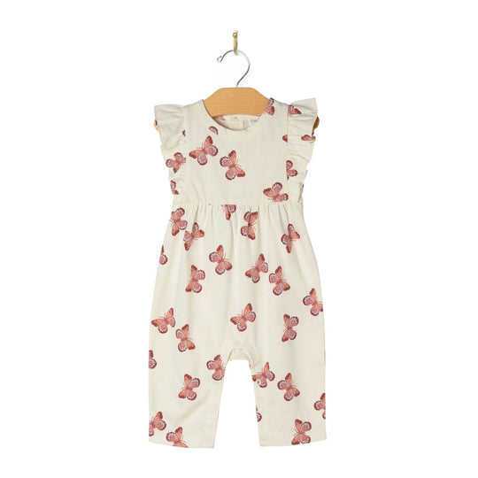 Flutter Long Romper - Butterflies by City Mouse