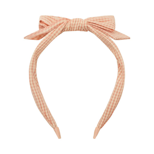 Peach Edie Bow Headband by Mimi & Lula