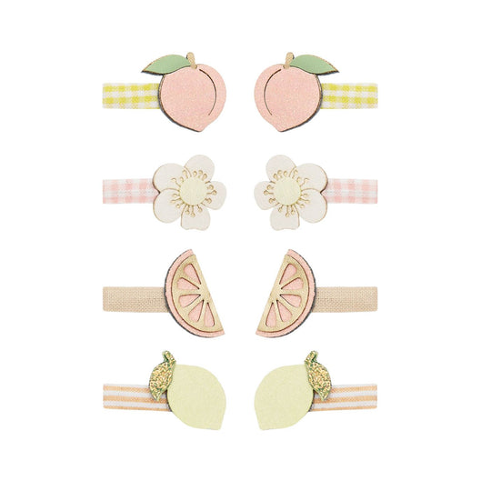 Peachy Citrus Mini Clips by Mimi & Lula