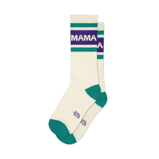 Mama Gym Crew Socks by Gumball Poodle