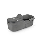 Gray baby carrier on a white background