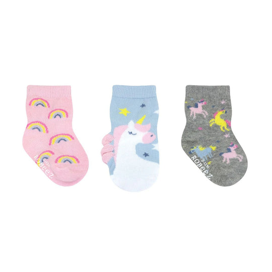Believe In Magic 3-Pack Baby Socks - Pastel by Robeez