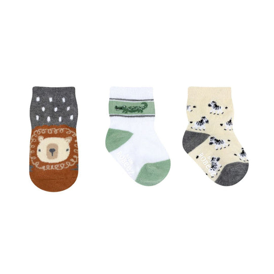 On A Safari 3-Pack Baby Socks by Robeez