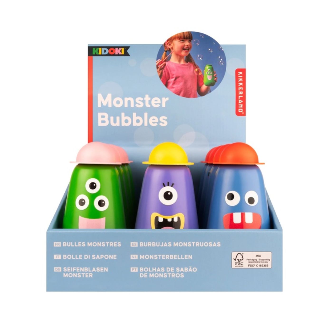Kidoki Monster Bubbles (1 Unit Assorted) by Kikkerland – Pacifier Kids ...