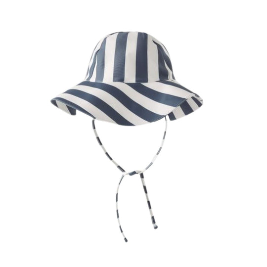 Floppy Swim Hat - Navy Stripe by Rylee + Cru