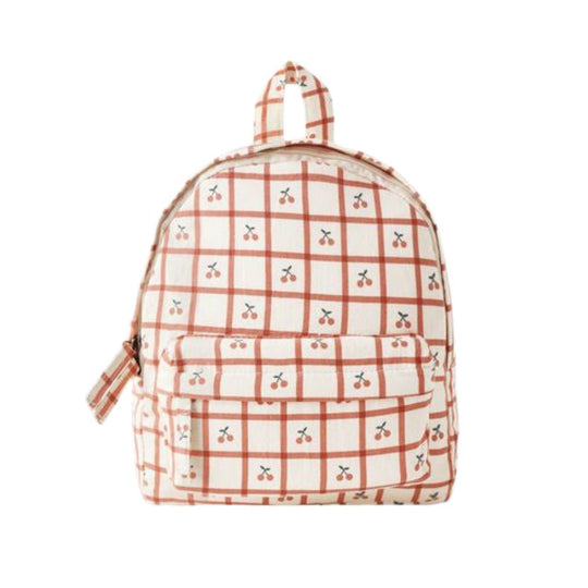 Mini Backpack - Cherry Check by Rylee + Cru