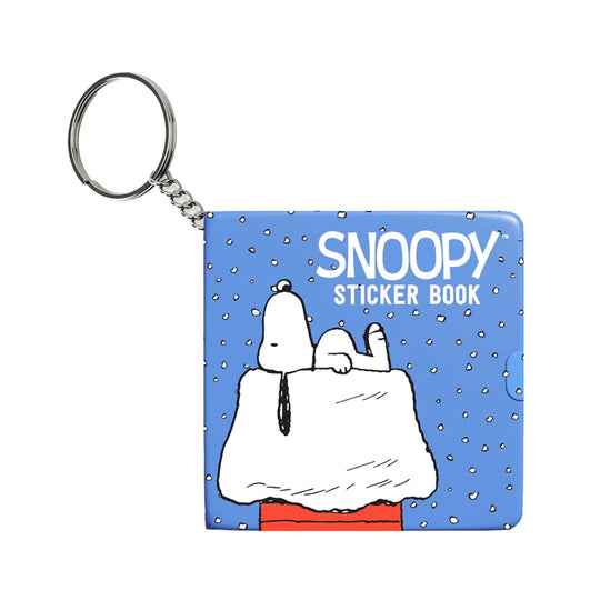 Snowy Snoopy Mini Sticker Book Keychain by Pipsticks